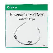 Wires Reverse Curve TMA/T-Loops 019X025 40MM Pack 5