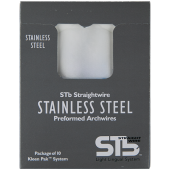 Straightwire Lingual Stainless Steel STb  .017 X .017 Large Pack 10